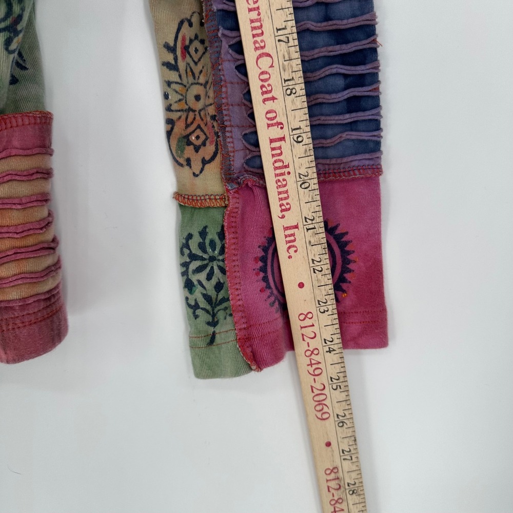 Rising International Womens Patchwork Zip Up Hood… - image 8